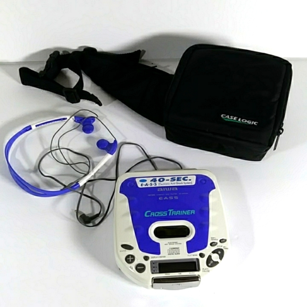 Vintage Collectible  Aiwa Cross Trainer. Compact Disc Player Model XP-SP1000.